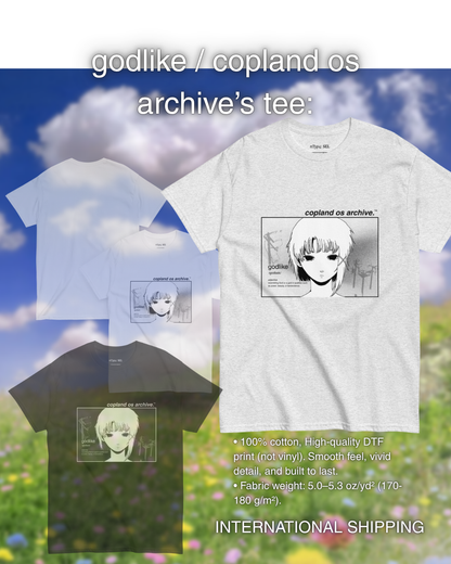 godlike / copland os archive™ (ash/white)